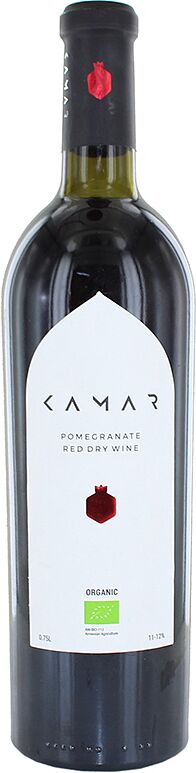 Red wine "Kamar Organic" 0.75l