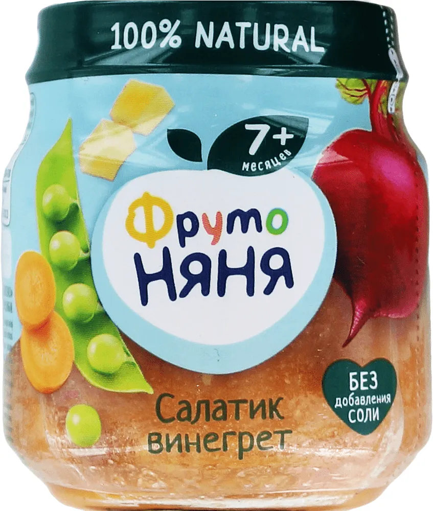 Vegetable & fruit puree "Fruto Nyanya" 110g