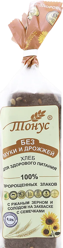 Flourless & yeast-free bread "Tonus" 400g±3%
