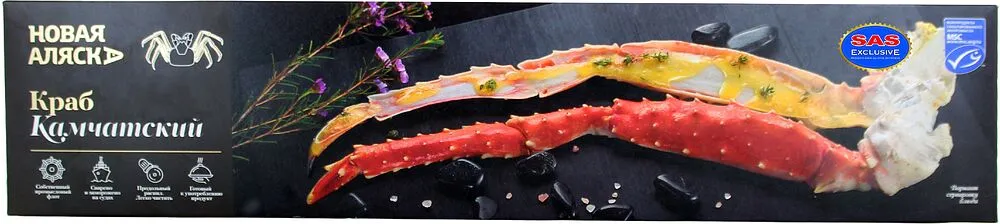 Frozen crab legs ''Novaya Alyaska'' 250г