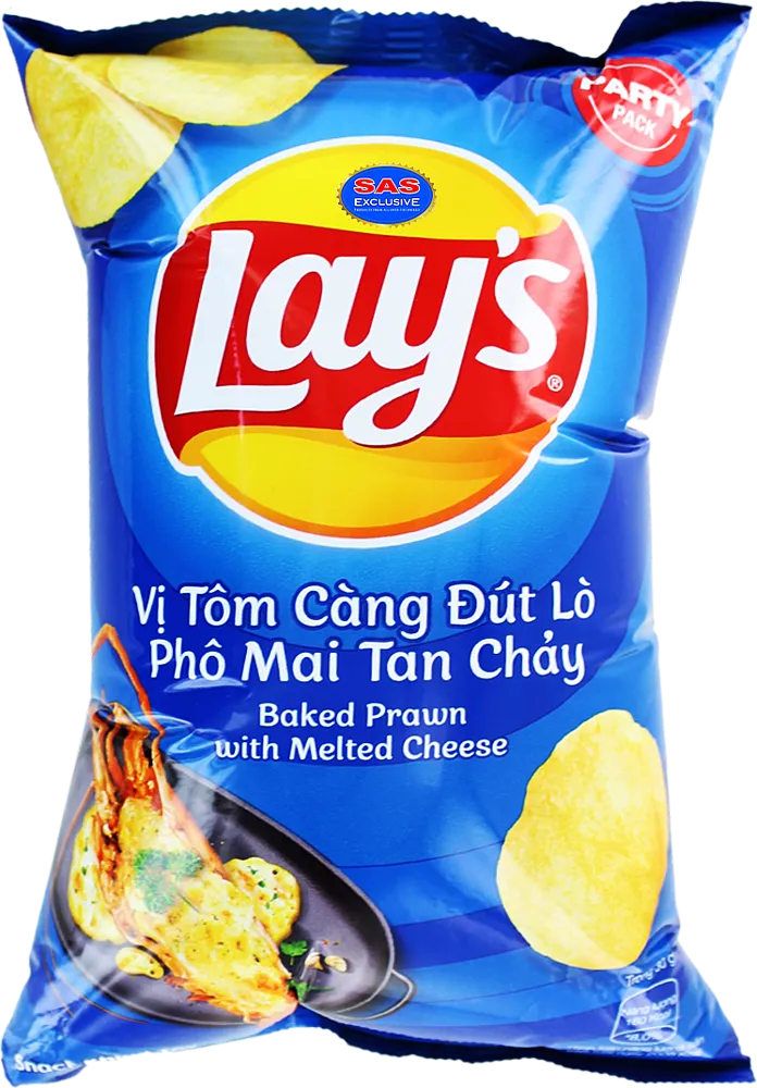 Չիպս եփած ծովախեցգետնի և հալած պանրի «Lay's» 90գ