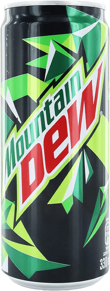 Освежающий газированный напиток "Mountain Dew" 0.33л