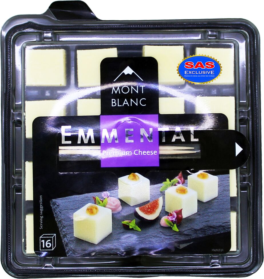 Сыр эмменталь "Jermi Mont Blanc" 100г