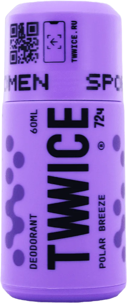 Antiperspirant roll-on "Twwice Polar Breeze" 60ml
