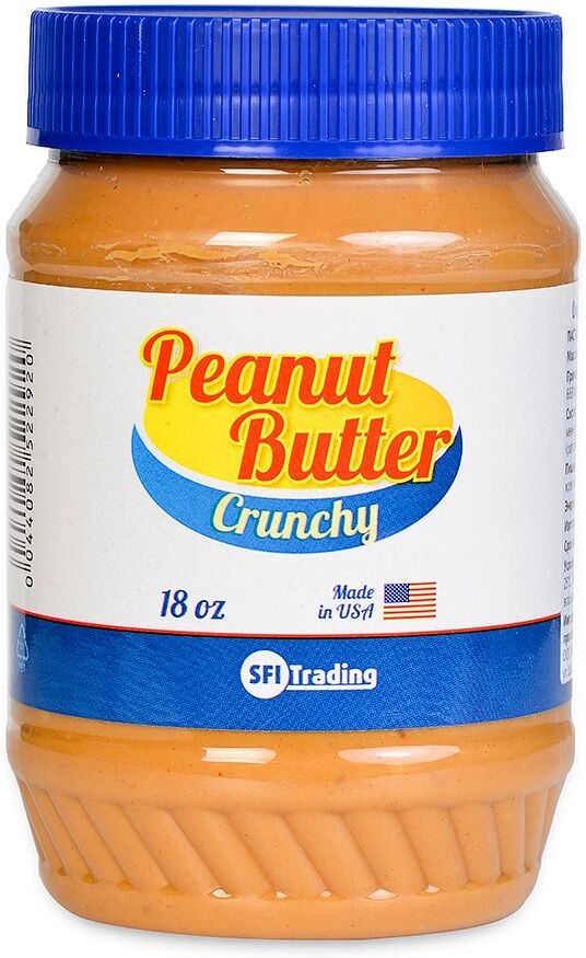 Peanut butter "SFI Trading Crunchy" 510g