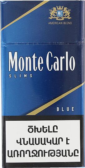 Ծխախոտ «Monte Carlo Blue Slims»

