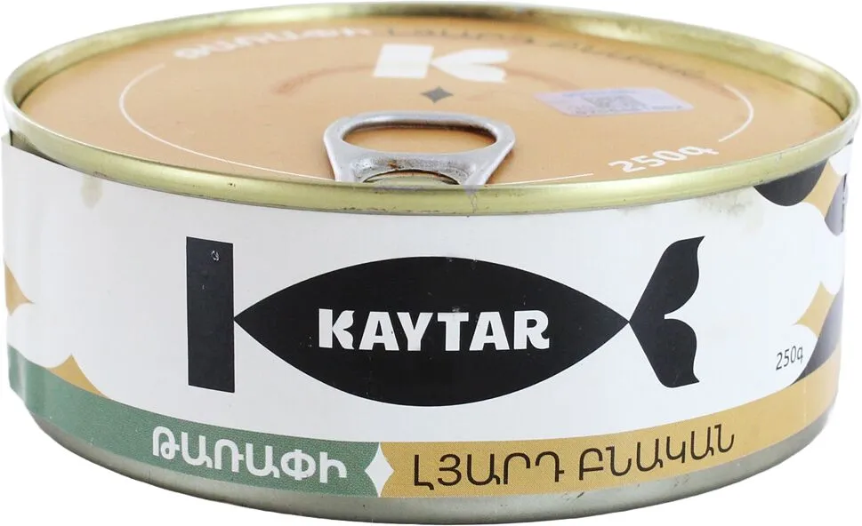 Sturgeon liver natural "Kaytar" 250g
