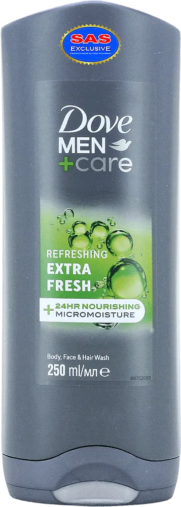 Shower gel "Dove Men+Care Sport Care Extra Fresh" 250ml
