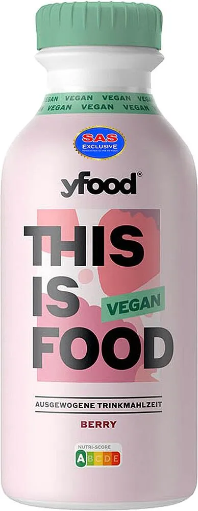 Berry drink "Yfood Vegan" 500ml 

