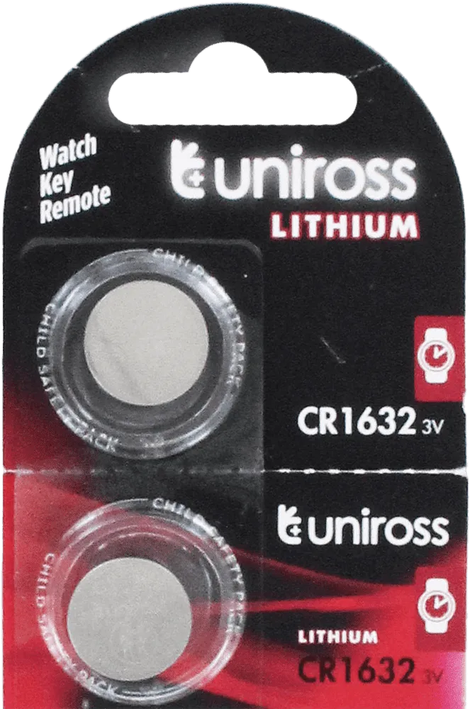 Lithium battery "Uniross CR1632" 1 pcs
