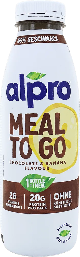 Ըմպելիք սոյայի և վարսակի «Alpro Meal To Go Chocolate & Banana» 500մլ