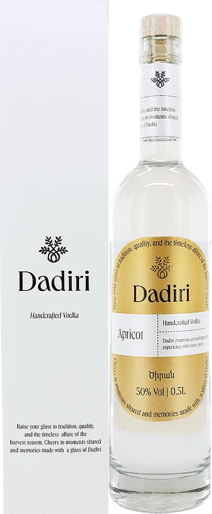 Apricot vodka "Dadiri" 0.5l
