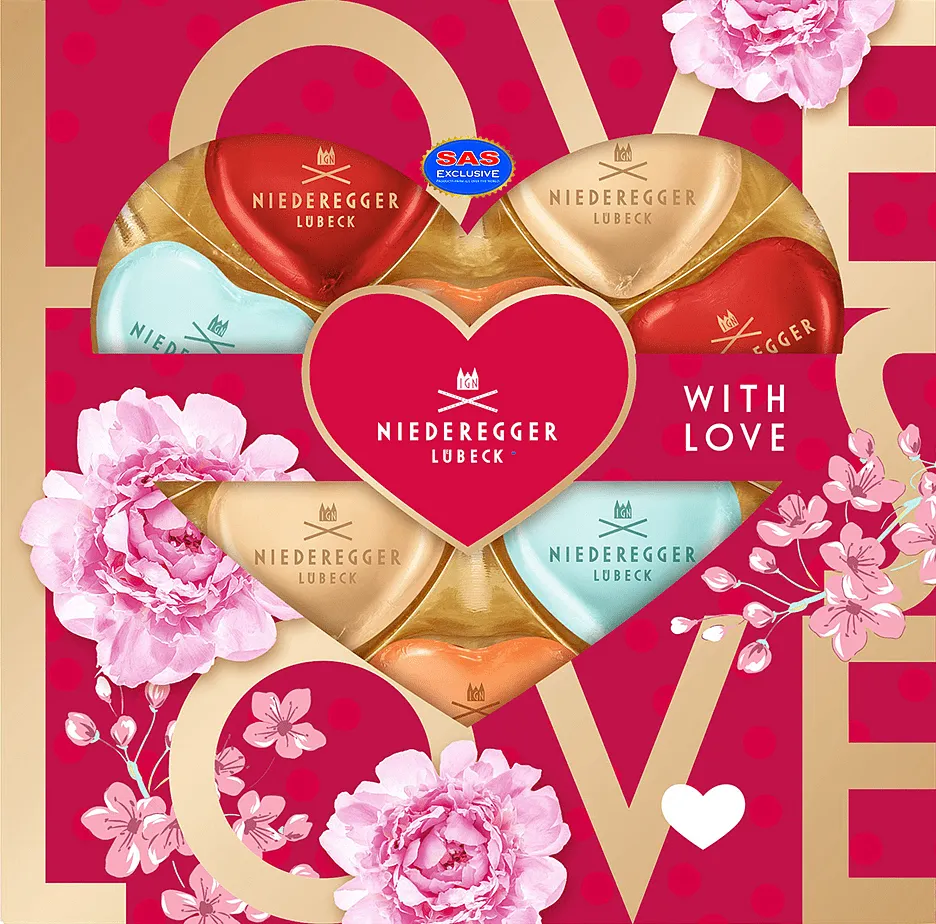 Chocolate candies collection "Niederegger Lubeck" 125g
