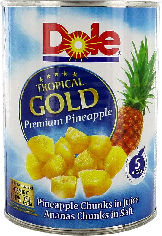 Pineapple pieces "Dole" 567g 