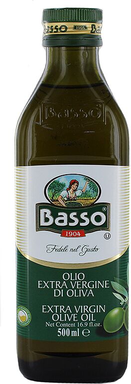 Масло оливковое "Basso" 500мл