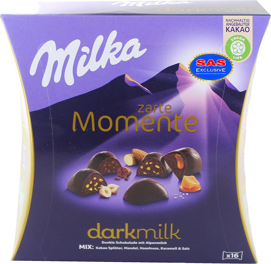 Շոկոլադե կոնֆետներ «Milka Zarte Momente» 140գ