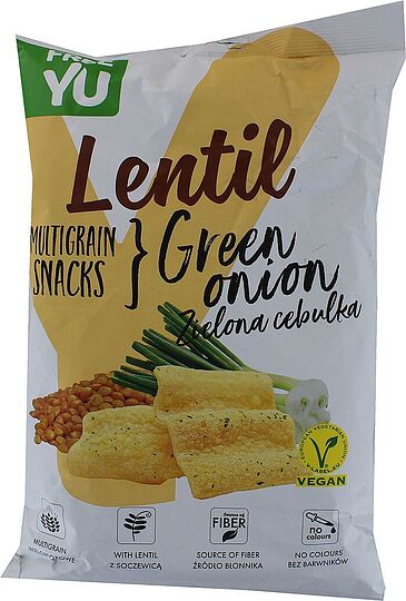 Lentil & green onion chips 