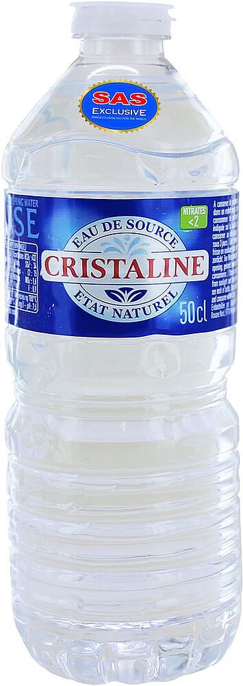 Աղբյուրի ջուր «Crsitaline» 0.5լ
