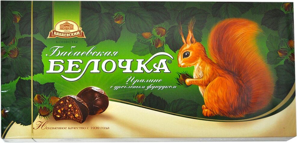 Набор шоколадных конфет "Бабаевский Белочка" 400г