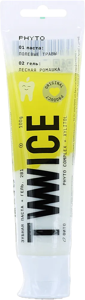 Toothpaste "Twwice Phyto Complex Xylitol" 100g
