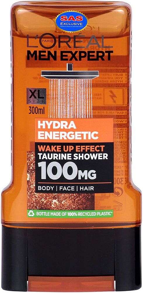 Shower gel "L'Oreal Men Expert Hydra Energetic" 300ml