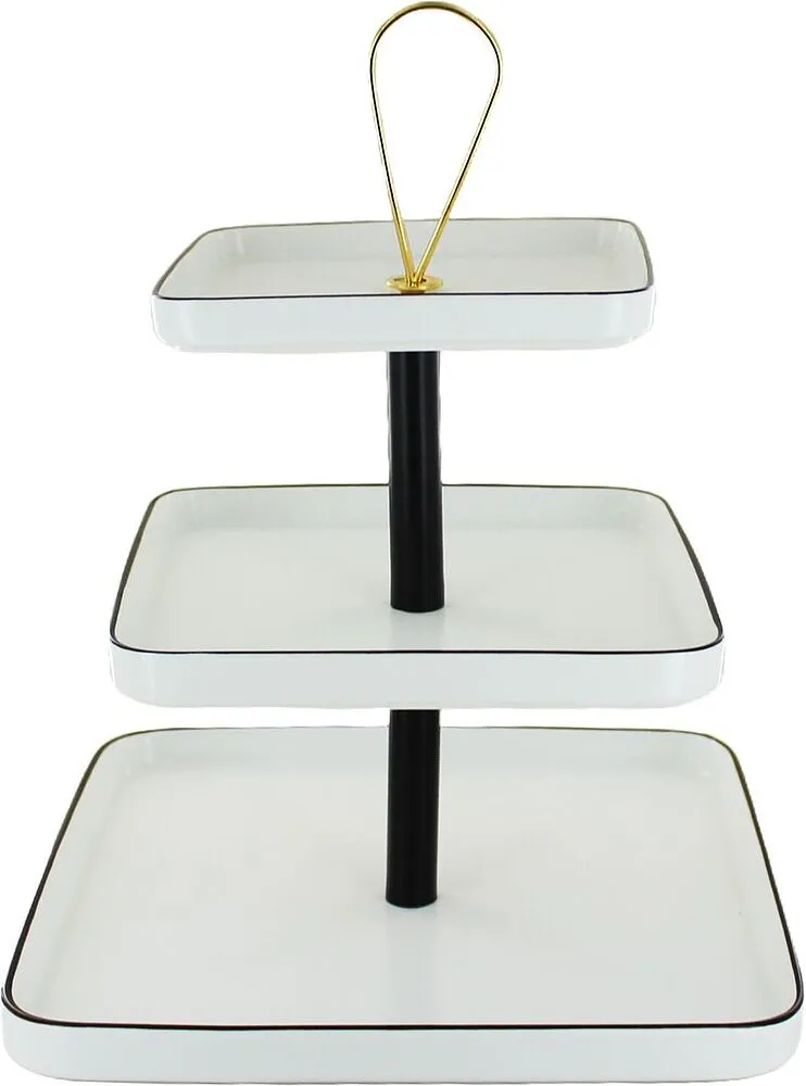 Ceramic platter "Lotus" 3 pcs