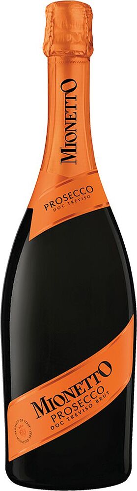 Вино игристое "Mionetto Prosecco Doc Treviso Brut" 0.75л