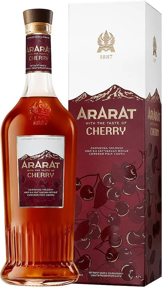 Alcoholic cherry beverage "Ararat Cherry" 0.7l