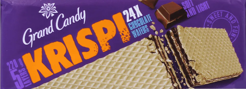 Chocolate wafers "Grand Candy Krispi" 220g