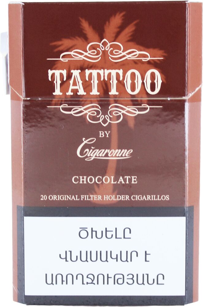 Սիգարիլա «Cigaronne Tattoo King Size Chocolate»  	