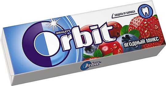 Մաստակ «Orbit» 13.6գ Հատապտղային խառնուրդ