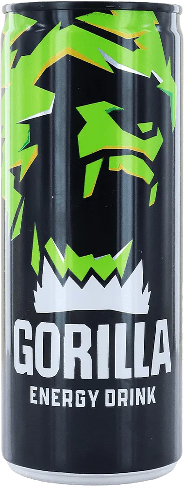 Energy carbonated drink "Gorilla" 250ml
