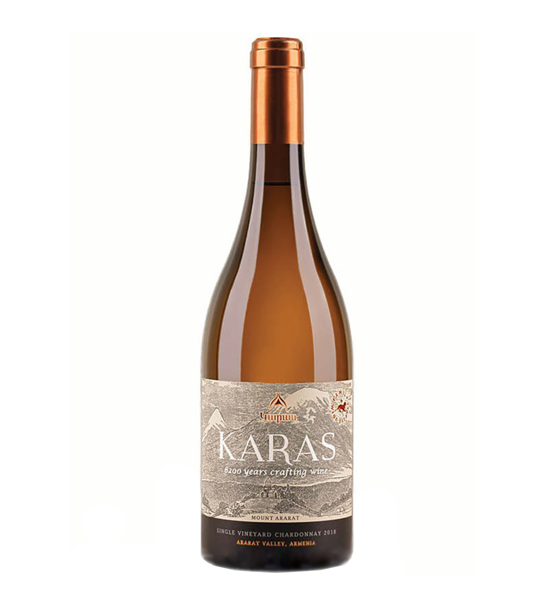 White wine "Karas Chardonnay" 0.75l