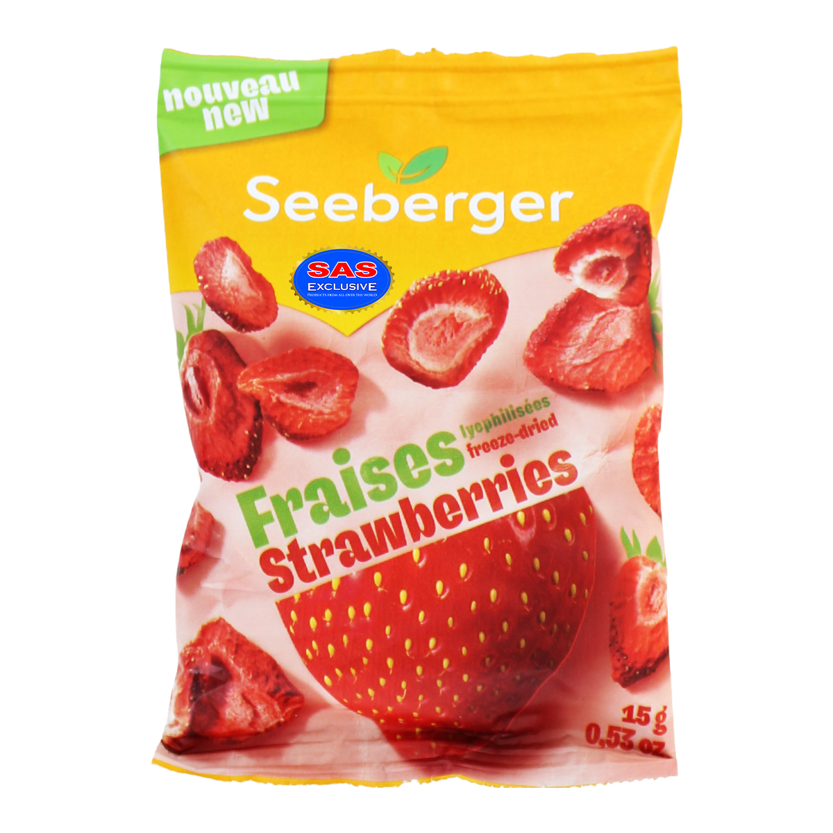 Dried strawberries "Seeberger" 15g