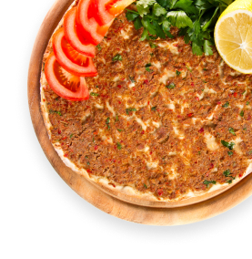 Lahmacun and bread with jengyal