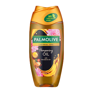 Shower gel, sponge