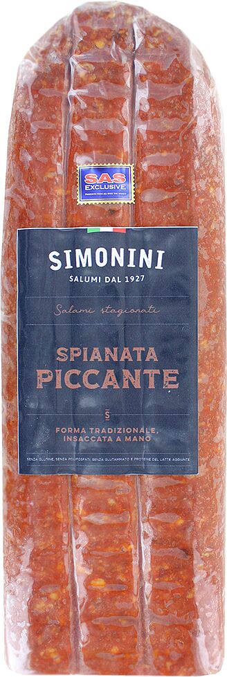 Колбаса салями "Simonini Spianata Piccante"