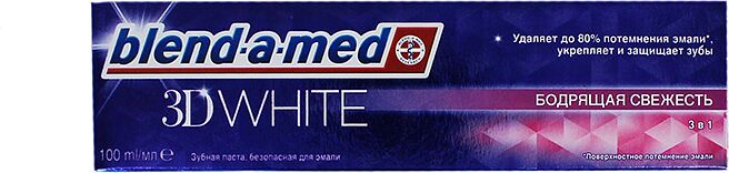 Toothpaste "Blend-a-med 3D White" 100ml
