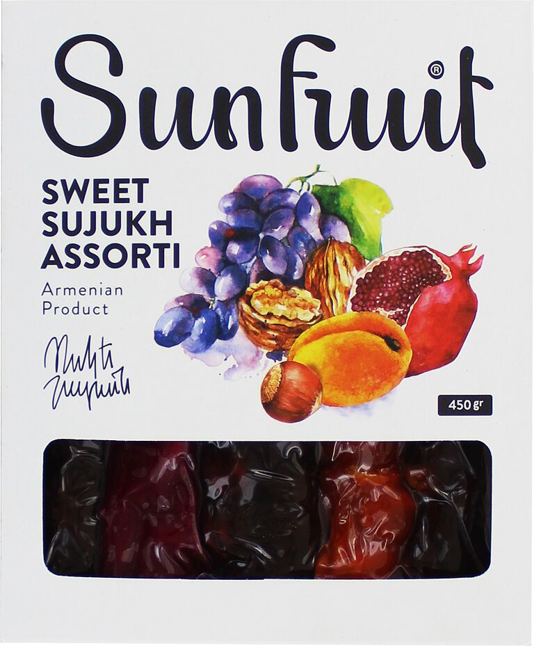 Sweet sudjukh assortiment "Sunfruit" 450g
