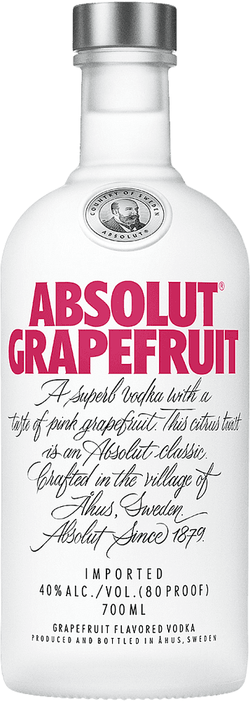 Grapefruit vodka "Absolut" 0.7l 