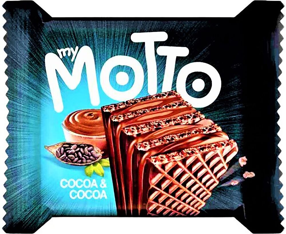 Wafer with cocoa cream "My Motto" 34g