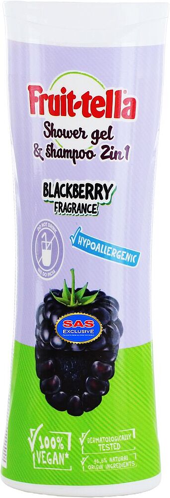 Shampoo-shower gel "Fruit-tella" 300ml