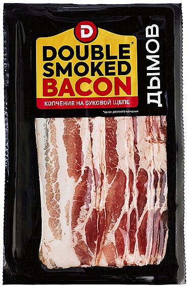 Raw smoked sliced bacon "Dimov" 200g