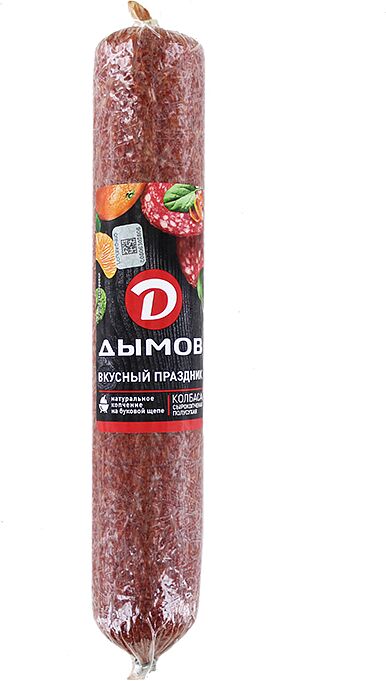 Колбаса сырокопченая "Дымов Праздничная" 400г