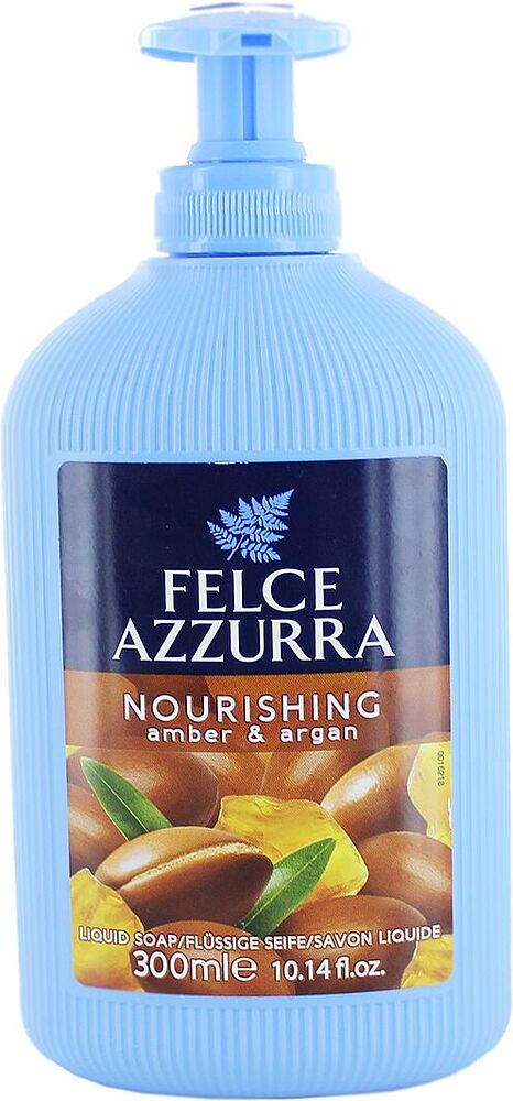 Liquid soap "Felce Azzurra Amber & Argan" 300ml
