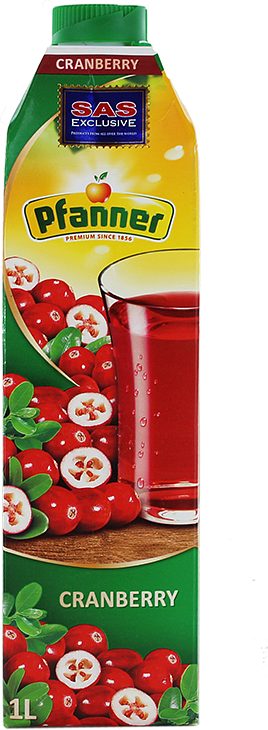 Drink "Pfanner" 1l Cranberry