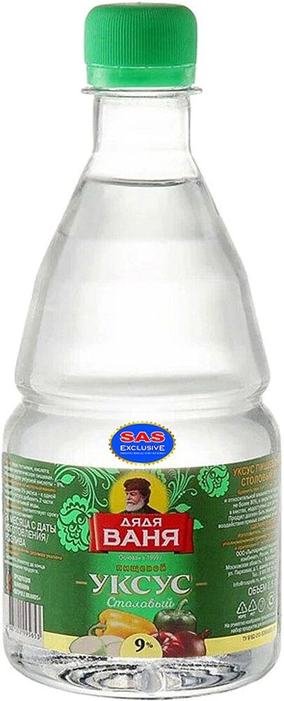 Vinegar "Dyadya Vanya" 0.5l 9%
