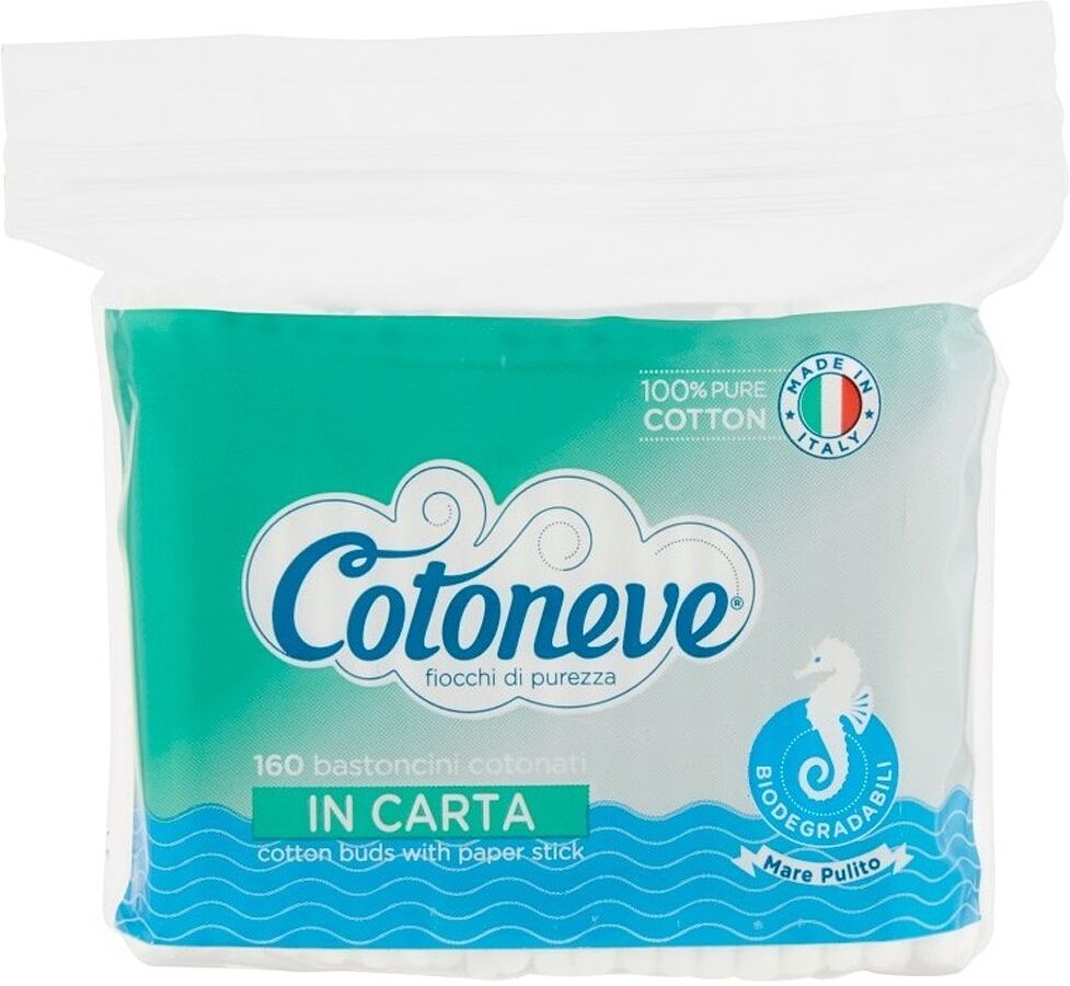 Cotton buds "Cotoneve" 160 pcs
