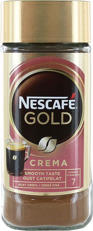 Растворимый кофе "Nescafe Gold Crema" 95г