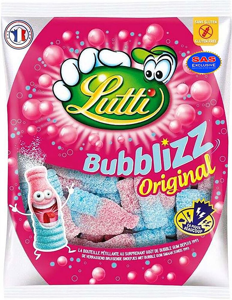 Конфеты желейные "Lutti Bubblizz Original" 250г

